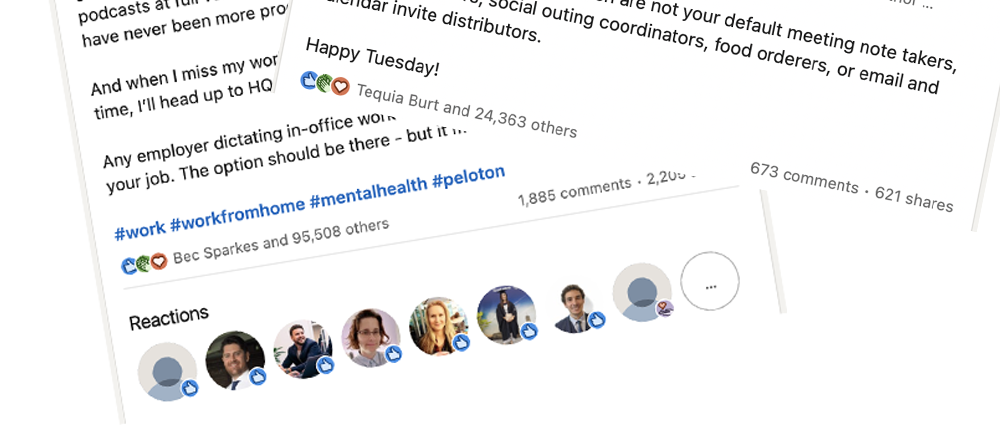 Posts LinkedIn populaires